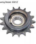 Top Tier Chain Idler Sprocket Tensioner Roller 17 Teeth 3/8 Inch Pitch With 6001Z Precision Bearing 12mm Bore detail view