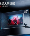 Adjustable Dual Monitor Mount Vertical Desk Arm for 40" display, rock solid steel, smooth swivel positioning.