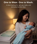 Mother holding baby in Ultra Soft Bamboo Viscose Baby Sleep Sack For 6 To 18 Months, 1.0 Tog, Two Pack, Cozy Wearable Blanket With Two Way Zipper