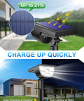 Outdoor Solar Spot Lights IP65 Waterproof 800 Lumen Landscape Spotlights Cool White 10 Pack Solar Powered Garden Lights For Pathway Yard Driveway And Patio Easy Install Energy Efficient