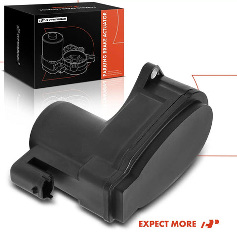 Rear Parking Brake Actuator Motor For Tesla Model 3 And Model Y Rwd 2017 To 2023 Replacement in black plastic housing.