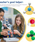 Teachers and students using Must Have 240 Piece Molecular Model Kit For Chemistry Class Inorganic And Organic Structure Models