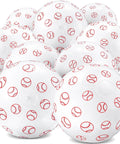 12 Pack Inflatable Baseball Beach Balls, 16 Inch Large Bouncy Pool Balls For Adults, Bulk Baseball Party Supplies