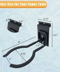 Adjustable Slatwall Weedeater And String Trimmer Hanger With Lockable Feature, black 8 inch heavy duty steel hanger in side view