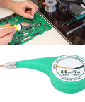 Desoldering Braid Wire With Flux Brass Solder Wick Tool 2M Length 3.0mm Width for PCB Cleaning and Repair next to PCB