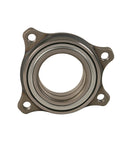 Heavy Duty Front Wheel Bearing And Hub Assembly For 2018 To 2023 Audi Models, viewed from front, showcasing durable metal finish.