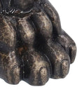 Close-up of Antique Style Box Feet Set Of 12 For Jewelry Boxes And Wooden Cases, detailed metal corner protector, DIY fitting