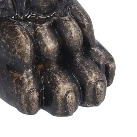 Close-up of Antique Style Box Feet Set Of 12 For Jewelry Boxes And Wooden Cases, detailed metal corner protector, DIY fitting