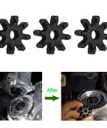 8 Piece Black Flexible Steering Coupler Kit for Hyundai and Kia Vehicles Fits Elantra Sonata Santa Fe Azera Veloster