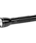 Beefy LED 2 Cell D Flashlight With Quick Click Beam 524 Lumens High 143 Lumens Low 58 Lumens Eco 69 Hour Run Time Anodized Aluminum Black
