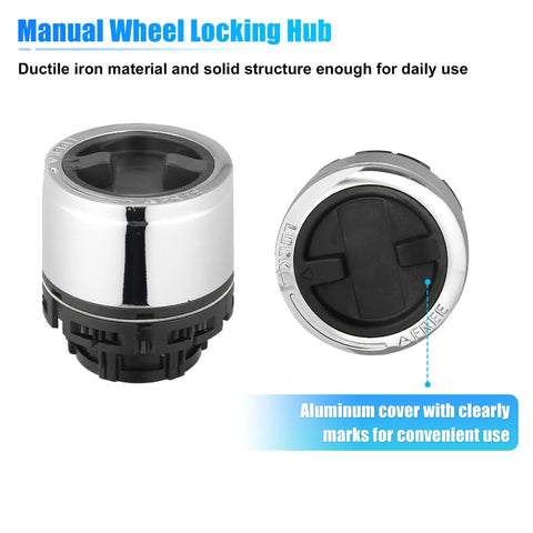 Front Manual Wheel Locking Hub For Ford Explorer 1995-2001, Ranger 1998-2003, Mazda B-Series Pickup 2001-2008, OE F87Z-3B396-BA
