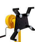 Tough As Nails Heavy Duty Engine Stand Holds Strong At One Thousand Pounds With Smooth Three Sixty Geared Rotating Head Adjustable Locking Pins And Four Ball Bearing Casters, close-up of adjustable head.