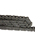 Close-up of 420 Roller Chain For Go Kart Mini Bike ATV Dirt Bike, 10 Foot Chain With 240 Links And 1 Connecting Link, Premium Carbon Steel