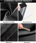Self Adhesive Leather Repair Patch 8x11 Inch for vinyl upholstery with waterproof and anti-scratch features, peel and stick application
