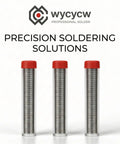 3 Pack Solder Wire 0.6mm 27g Sn63 Pb37 Tin Lead Rosin Core for Electronics with red caps
