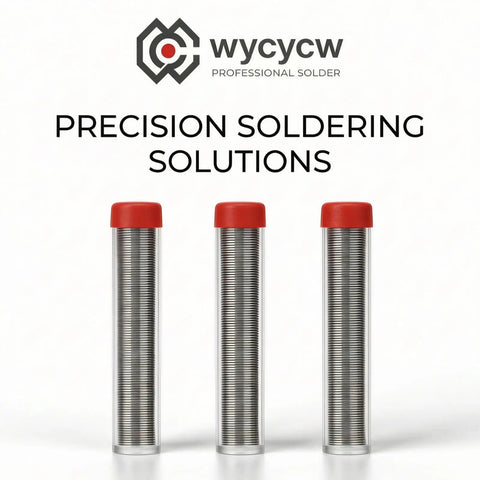 3 Pack Solder Wire 0.6mm 27g Sn63 Pb37 Tin Lead Rosin Core for Electronics with red caps