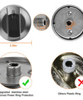 Replacement Stove Knob Kit For Gas Range And Oven Durable Easy Install 5 Pack Compatible With Samsung DG64 00473A 00473B