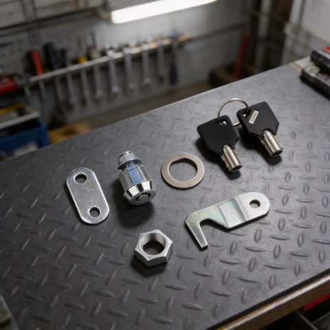 Tubular Cam Lock Kit Five Eighth Inch For Tool Boxes Drawers And Cabinets With Zinc Alloy Hook Lock Keyed Alike Includes Keys