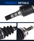 Close-up views of Front Pair CV Axle Shaft Assembly For Subaru Forester 2014 Early Build Before January 11 2014 Legacy 2010 2014 Outback 2010 2014