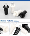 No Sweat 60 Piece Cabinet Door Repair Pins Kit Mixing Black And White Plastic And Iron for sturdy long-lasting use.