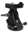 Equatorial Telescope Mount And Wedge Kit For Tripods, 90 Degree Adjustable Aluminum EQ Wedge with black knobs and gears