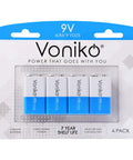 Heavy Duty 9V Alkaline Batteries 4 Pack For Smoke Detectors And Home Safety Gear Featuring A Rock Solid Leakproof Seal And Long Lasting Juice To Keep Your Everyday Electronics Running Smooth With Zero Hassle in packaging.