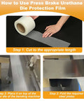 Press Brake Urethane Die Protection Film For Stainless Steel And Precoated Metals Cut To Length And Reusable Steps Guide