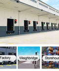 Heavy Duty Industrial Led Loading Dock Traffic Light Wall Mount Signal Lamp Automotive Warehouse showing red and green signals at loading bays.