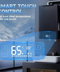 Propane Tankless Water Heater That Knocks It Out Of The Park Delivering Six Point Three Gpm And One Sixty Grand Btu with smart touch control display.
