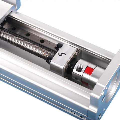Heavy Duty Fully Enclosed Linear Guide Module With Sfu1605 Ballscrew And Mgn12c Rails showing precision components and smooth operation.