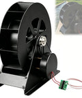 Micro Hydro Generator System With Low Speed Water Wheel Turbine Portable Power Unit for outdoor streams and rural water sites