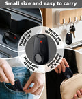 Garage Door Opener Remote For Linear Megacode ACT-31B 318MHz 1 Channel Replacement Remote Control 2 Pack, black keychain size