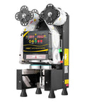 Automatic Cup Sealing Machine For 90 To 95 Mm Cups With Digital Panel Hands Free Sealing Ideal For Bubble Tea And Coffee Shops Seals 550 To 650 Cups Per Hour