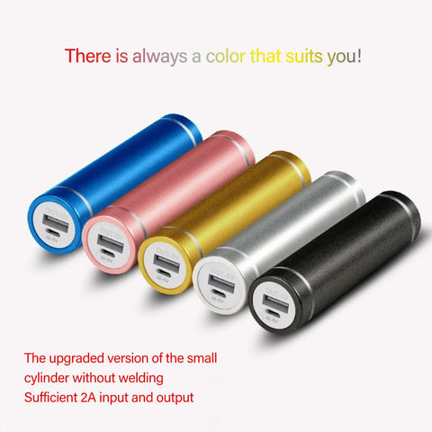 Tool Less Hassle Free Power Bank Kit Featuring Spring Loaded Cylindrical Holders For 18650 And 21700 Batteries in multiple colors