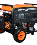 8000 Watt Gas Or Propane Dual Fuel Portable Generator With Electric Start For Home Backup And RV Use 120 To 240 Volt Output