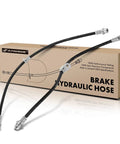 Front Brake Hydraulic Hose Kit For Toyota Corolla 2003 To 2008 1.8L And Prius 2004 To 2009 1.5L Front Left And Right, box view.