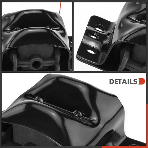 Close-up of 2-Piece Front Left And Right Engine Motor Mount Set For Chevy GMC Cars And SUVs Fits Malibu Impala.