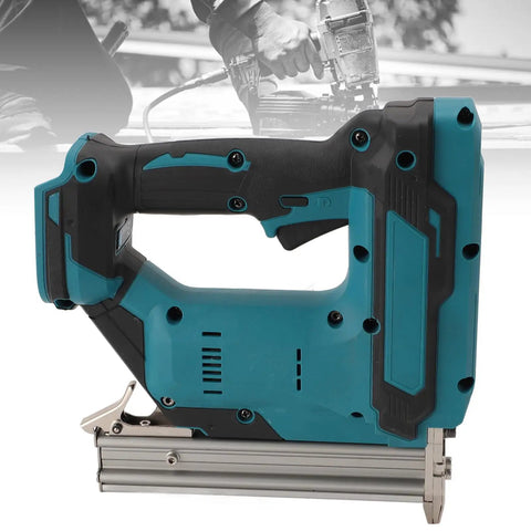 Heavy Duty Cordless Brad Nailer, 18V Battery Powered Nail Gun For Indoor Woodworking And Home Shop Tasks, Quick Release Nose With Adjustable Depth Controls For No Sweat DIY Projects