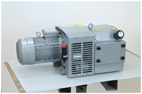 Top Tier 2.2 Kilowatt Three Phase Dry Rotary Vane Vacuum Pump With A Sweet Pure Copper Motor and Zero Hassle Oil Free Build close-up.