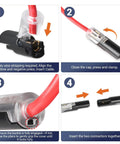 Step-by-step image of One Pin Low Voltage Wire Plug-In Connector for 16-18 AWG showing installation process.