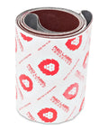 Tough As Nails Multipurpose Sanding Belts 6 By 89 Inch 120 Grit Aluminum Oxide with branding on partial roll, front view