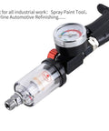 Heavy Duty Water Oil Separator For Pneumatic Paint Sprayers And Air Compressors Kicks Out Moisture And Slippery Crud Fast Easy Bottom Release Valve