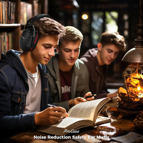Noise Reduction Ear Muffs NRR 28 Decibel With Comfy Ergonomic Headband And 360 Degree Rotatable Ear Cups For Adults And Kids Hearing Protection At Shooting Ranges Mowing And Other Loud Environments