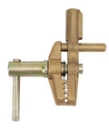 Jelquix 800A Brass Ground Clamp With Heavy Rubber Sleeve For Argon Arc And Submerged Welding, detailed side view.