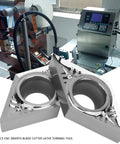 Close-up of 10pc CNC Lathe Inserts Blade Cutter Set for Turning Tool DCGT11T304AK H01 and DCGT3251AK H01
