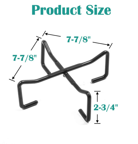 Cast Iron Dutch Oven Lid Lifter and Folding Lid Stand for Camping heavy duty steel trivet holder sizes shown