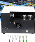 Auto Pneumatic Electric Wire Twister And Stripper Machine With 3 Brushes for cable prep, featuring adjustable brushes and front view.