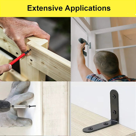 Road-Ready 6 Wood And Drywall Screw Kit With 300 Pieces, Phillips Flat Head Self Tapping Fasteners, Bulletproof Carbon Steel With Black Oxide Finish in action for various applications.