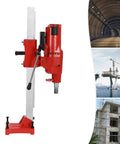 Workhorse Diamond Core Drill Machine With Heavy Stand, 4250W 500RPM Copper Motor side view image, designed for concrete coring.