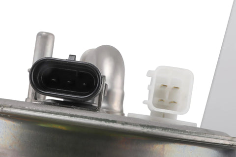 Close-up of GM Fuel Pump Module Kit 19418261 with plug connections, showing OE quality for GM cars and trucks.